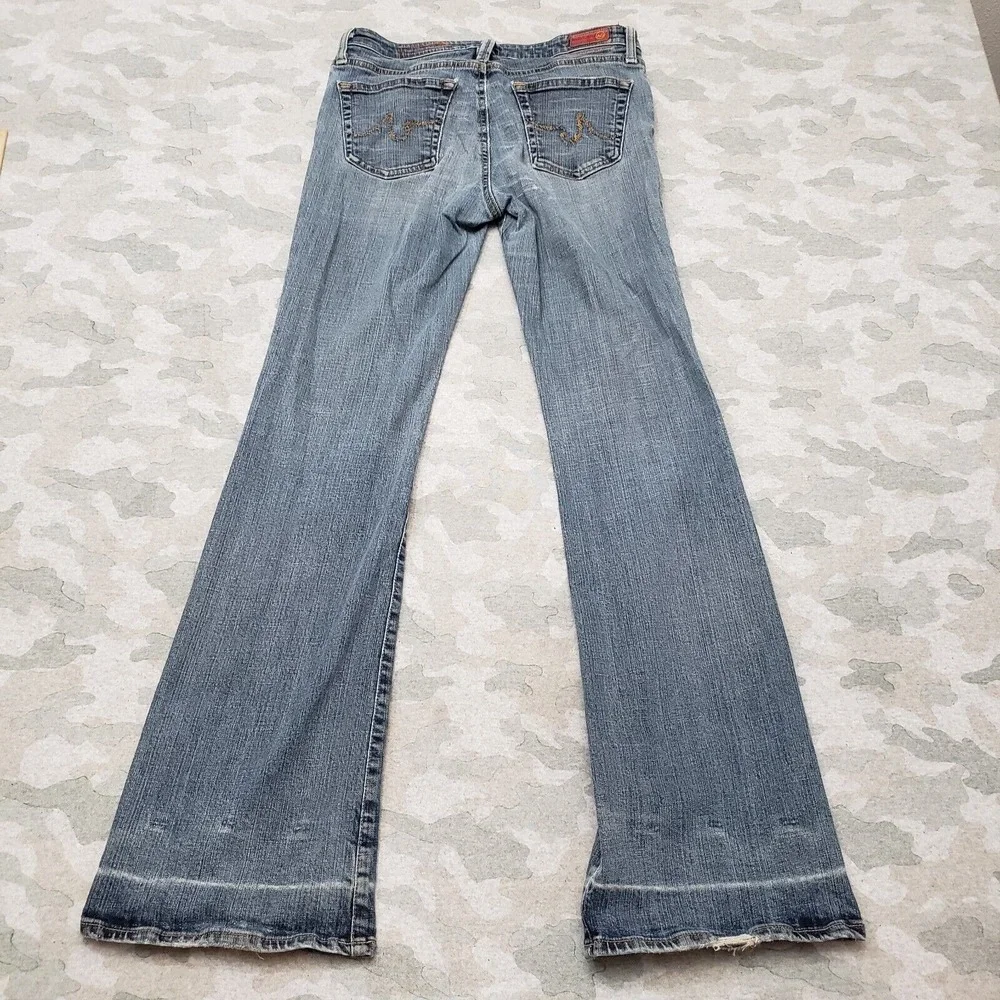 Vintage Adriano Goldschmied Jeans Women's 30‎ Blue Flared Denim Medium Wash Y2K